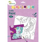 Graffy Paint, Licorne, 20x20 cm - Violet