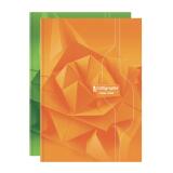Cahier brochure rembordée rigide 7000 A4 192 pages grands carreaux 70 g - Assortis