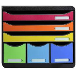 STORE-BOX MAXI 6 drawers harlequin - Harlequin