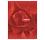 Cahier brochure rembordée rigide 7000 24x32 cm 192 pages grands carreaux 70 g - Assortis