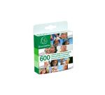 Etuis de 600 autocollants double face - Blanc