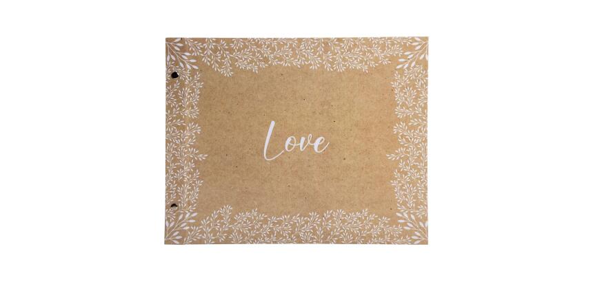 Screwbin album 40p. white 37x29cm KRAFT - Design