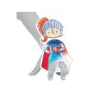 Graffy Puppet, Draken en Ridders - Blauw