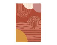 Terracotta, Carnet cousu fil 9x14 cm, 64 pages, ligné, ass.