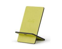 Rhodiarama support pour téléphone mobile simili cuir italien 13x8x8,5 cm - Anis
