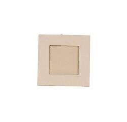 Cadre plat carré 11x11cm - Kraft