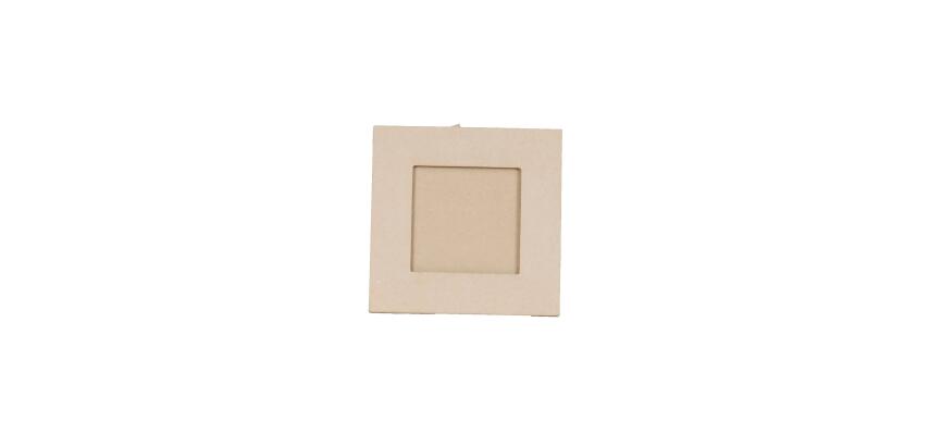 Cadre plat carré 11x11cm - Kraft
