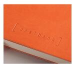 Rhodiarama Goalbook souple A5 240 pages dot papier blanc 90g - Tangerine