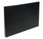 Raccoglitore 4 anelli 30mm PVC foderato - A3 in orizzontale - Nero