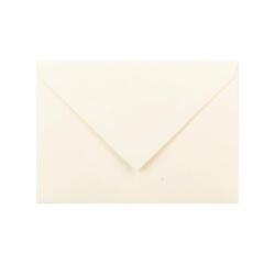 20 enveloppes C6 (114x162mm) paille gommées - ivoire