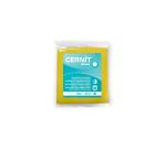 CERNIT - A Bar of Opaline Polymer Clay - Baking Modelling Clay - Primary yellow colour - 250 g block - CE0880250717C