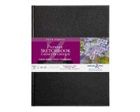 Zeta Series carnet rembordé rigide 26F A4 270g - Blanc