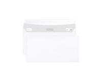 Boite de 500 Enveloppes Blanches DL-110x220mm - Auto-Adhésives - 80g/m2 - Blanc