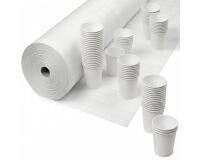 Nappe en rouleau papier damassé - 50x1,18m - Blanc