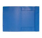 3-flap folder with elastic straps 600gsm hard glazed mottled pressboard - A3 size