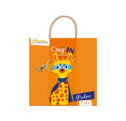 Mini Couz'IN, Pedro la girafe - Jaune