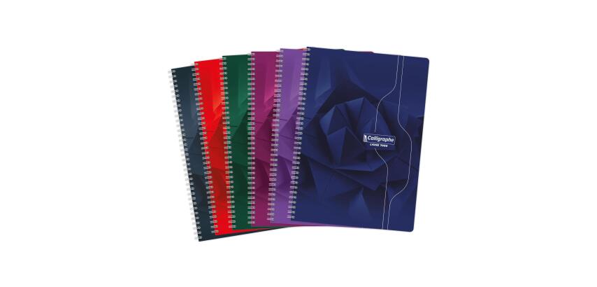 7000, Schrift spiraal 21x29,7 90 blad séyès 70g. - Geassorteerde kleuren
