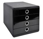 POP-BOX Metallic black/silver - Black / Silver