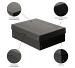PureBox Black A4 100mm - Noir