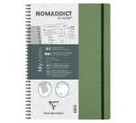 Clairefontaine Nomaddict My Notes Notebook - A4 - Dot Ruled - 90gsm - Green