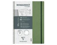 My.Notes Age Bag cahier reliure intégrale à marges détachables A4 120 pages détachables DOT + cadre en-tête - Vert