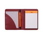 Rhodiarama livret porte-bloc N°11 pour bloc ou carnet format A7 - Lie de vin