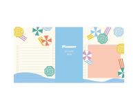 Dolce Amore, Mini planner 24x12 cm 50 feuillets imprimés