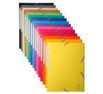 Chemise à élastiques Maxi capacity carte lustrée 425gm2 - A4 - Couleurs assorties