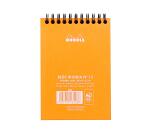Bloc reliure intégrale Rhodia Classic 10,5x14,8 cm 80 feuillets dot microperforé 80g - Orange