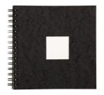 Clairefontaine Fontaine Travel Watercolour Book - 20 x 20cm - 20 Sheets - 300gsm - Black