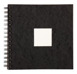 Clairefontaine Fontaine Travel Watercolour Book - 20 x 20cm - 20 Sheets - 300gsm - Black