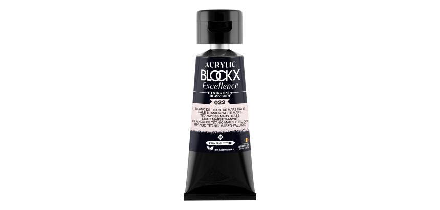 Peinture acrylique extra-fine fine tube 75ml - Blanc de titane de mars pâle