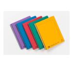 Europa Notemaker+, Collegeblock mit Doppelspirale A4+, 120 Blatt abtrennbar, 4-fach gelocht, liniert mit Rand - Sortierung A