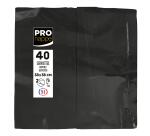 Tissue-Servietten, Packung mit 40 Stück, mikrogeprägt, 2-lagig, 1/8 Kopffalz, 38x38 cm