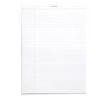 Bloc agrafé N°19 A4+ 80 feuilles lignées + marge 80 g. - Blanc
