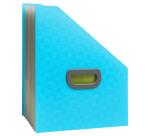 Trieur porte-revue 12 compatiments PP recyclé Pop'N Co - Cyan