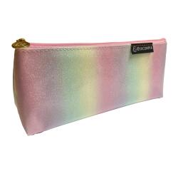Exacompta Candy Glitter Triangle Pencil Case - Multicolour