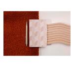 Terracotta, Carnet cousu fil 9x14 cm, 64 pages, ligné, ass.