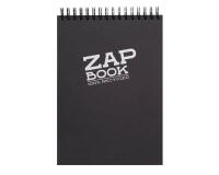 Zap Book bloc spiralé 160F A4 80g - Noir