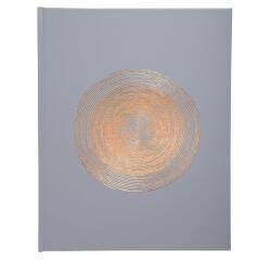 Gastenboek 100 pagina's zilveren randen Ellipse