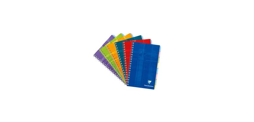 Répertoire libre reliure intégrale 11x17cm 96 pages petits carreaux Couleur aléatoire - Assortis