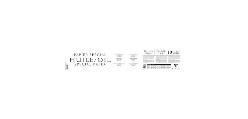 Papier Huile paquet 10F 75x110cm 240g