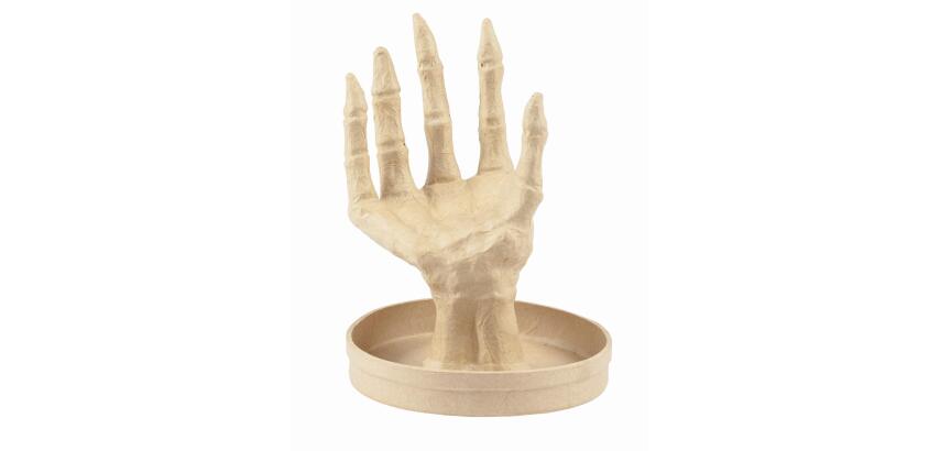 Plateau main droite squelette - Kraft