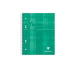 Bind'O Block cahier reliure intégrale A5+ 180 pages détachables perforées 6 trous ligné + cadre en-tête - Assortis