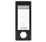Ordner Standard wolkenmarmoriert, mit 2 Ringen, 70mm Rücken, für Format DIN A5 quer - Grau - Rücken schwarz