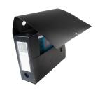 Archivbox mit Druckknopf, PP 700µ, Rückenbreite 100mm, 25x33cm für DIN A4, Opak
