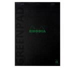 GREENPAD Notepad, A4+, squared, black