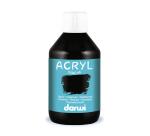 DARWI Perlmutt-Acrylfarbe, Flasche 250ml, Perlmuttschwarz - Schwarz