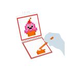 Graffy Pixel ,Snoepgoed Kawaï - Roze