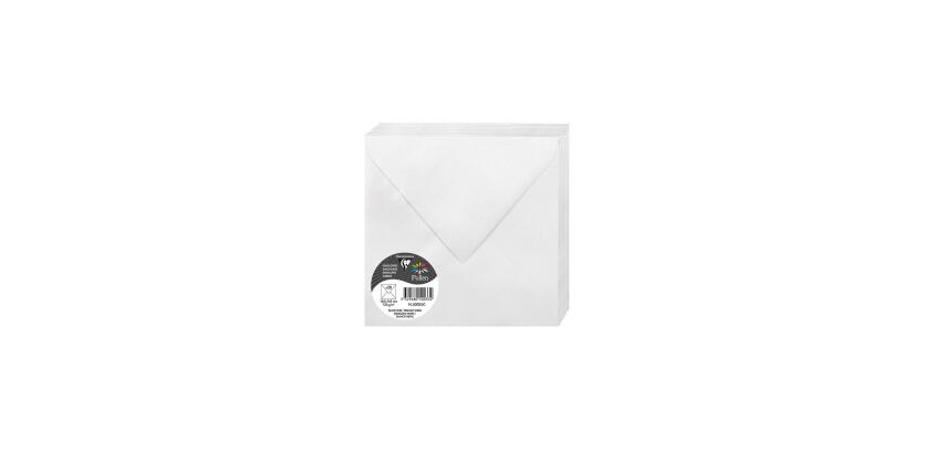Paquet de 20 enveloppes Pollen 165x165mm 120g/m2